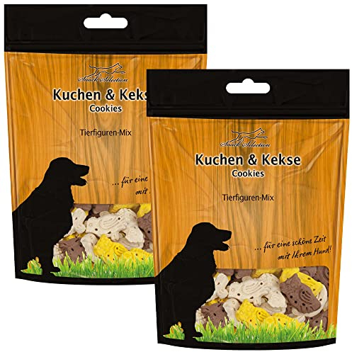 Schecker Hundekekse - Tierfiguren-Mix (Zookekse) - Hundekuchen - Hundeleckerchen - ohne Fleisch - 1 kg - veggi -