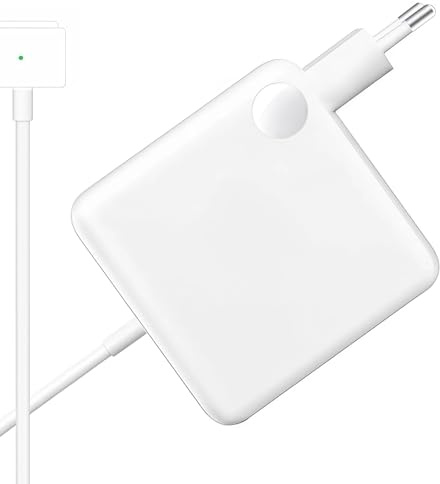 SCOVEE 45 W T-Tip-Ladegerät für Mac Book Air, Adapter T-Tip 45W Schnell kompatibel mit Mac Book Air 11 Zoll und 13 Zoll 2012-2017, für die Modelle Carbonschwarz, A1435, A1436, A1465, A1466