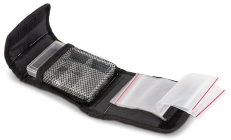 Sänger Top Tackle Systems Iron Claw Leader Case, Angelzubehörtasche aus Polyester 400D, 12 x 4 x 13,5 cm, mit 5 Klarsichthüllen und Aufbewahrungsbox für Vorfächer und Kleinteile