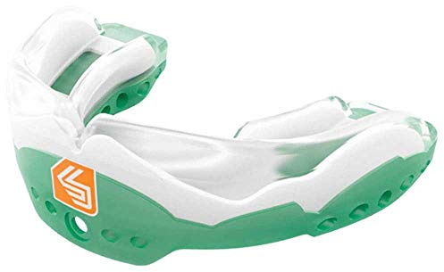 Shock Doctor Ultra STC 2 Mundschutz Low-Profile Convertible Piece Green - Youth