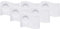 Villeroy & Boch NewWave Caffè Kleiner Unterteller Partyplate, 17 x 13 cm, Premium Porzellan, Weiß, 6er Set