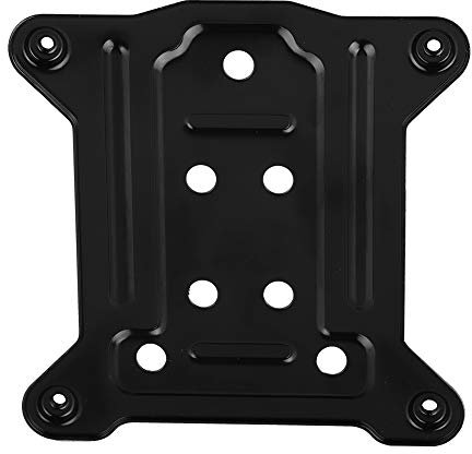 Kafuty Backplate for Intel 115X, Black CPU Fan Cooling Mounting Sheet Plate, Back Sheet Iron Plate with M3 Fixed Thread for Intel 1150/1151/1155/1156,