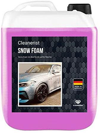 Cleanerist Snow Foam Pink I koncentrat | Lämplig för husvagnar och husvagn | Bilschampo I Foamer I aktivt skum I 10 liter I skumschampo