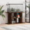 CIADAZ Aquariumständer Räuchereiche 100x40x60 cm Holzwerkstoff, Aquarium Unterschrank, Aquarium Schrank, Aquariumschrank, Aquarium Tisch, Aquarium Stands