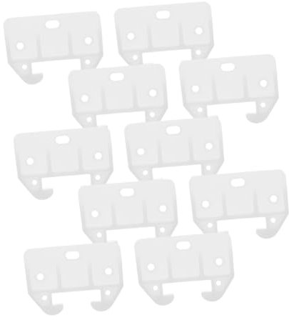 Homoyoyo 10stücke Teiliges Kunststoff Schubladenführung Crab-Form Ladestopper Für Küchenschrank Und Kleiderschrank Möbelteile Langlebig Und Sicher