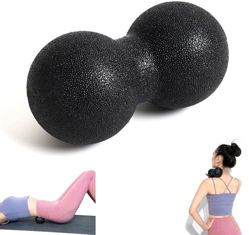 HAOBIN Bola De Masaje Doble Bola Duo Bola De Maní Masaje Puede Realizar Eficazmente El Entrenamiento De La Fascia,Masaje Profundo Para Relajar Los MúSculos Del Cuello Y La Espalda,1 Pieza (C)