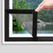 Fenster Fliegengitter Plissee 130x150cm Schwarz pollengitternetz fensterFliegengitter Dachfenster Plissee DIY Insektenschutz fenster