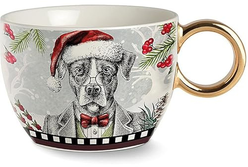 Egan Tazza Colazione Natalizia Cane, con Una capacità di 530 ml. La referenza è: 120165