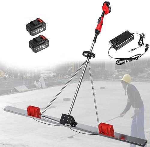 Massetto in Calcestruzzo Potente Strumento elettrico per la finitura del calcestruzzo, livellamento della superficie del calcestruzzo, righello vibrante, macchina vibrante per la finitura de