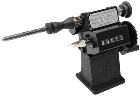 Levkitch Machine à enrouler manuelle avec numéro de compteur, bobine manuelle, machine à enrouler pour un diamètre de fil d'enroulement 0,02-2,6 mm, plage de comptage 0-99999