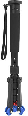 RASTKY A555+M-2 Monopiede per Fotocamera con 6 Sezioni, Treppiede Monopiede Portatile in Lega di Alluminio per Fotografi, Capacità di Carico di 10 Kg,