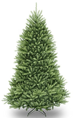 National Tree Company 6 ft Unlit Dunhill Fir Artificial Full Christmas Tree, 1,430 Tips, Includes Stand, Green