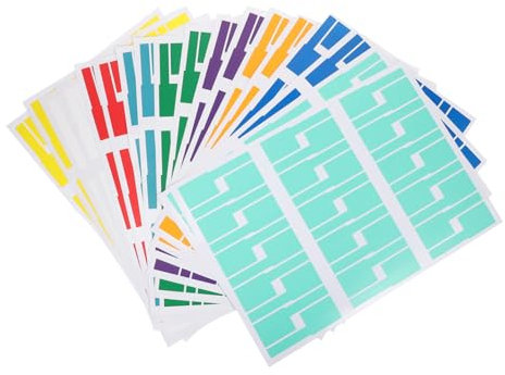 Homoyoyo 18stücke Drahtetiketten Kabelanhänger Selbstklebend Kabeletiketten Ethernet Beschreibbar Kabelmanagement Tags Für Stromkabel Ordnungssystem