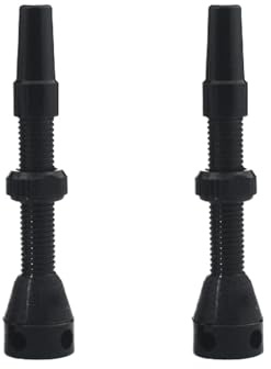 Dstarymnix Valve Pneu Voiture 44 mm x2, Valve tubeless, valves universelles compatibles VTT, Route, Gravel Installation Facile, étanches et durables, pour pneus vélo avec Valves Presta Tubeless
