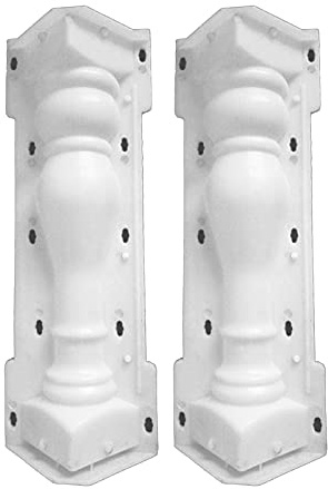 ZHAOQIN Stampo Cemento Giardino Colonna Stampo Bordo Effetto Pietra Fai da Te Cortile Giardino plastica pavimentazione Stampo Percorso creatore Cemento Piscina Lungo Cortile in Cemento(L)