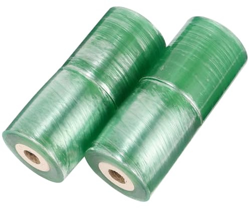 DOITOOL 4 Rollos Cinta de Injerto Autoadhesiva Transparente PVC Estirable para Árboles Frutales Pecanas Naranjos y Nueces