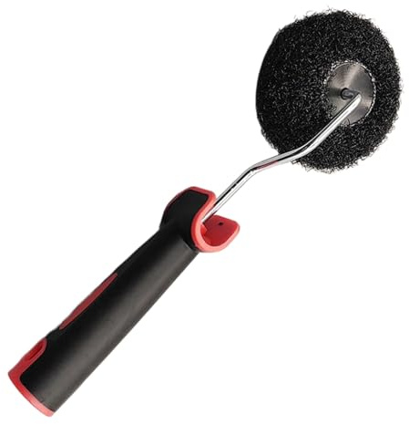 Rullo Angolare – Pennello Rullo Per Pittura Angolare A 90° Per Pareti & Soffitti | Applicatore Di Lattice & Stucco Ṕer Angoli Interni | Strumento Essenziale P̀er Pittura Cucina, Bagno & Rifiniture