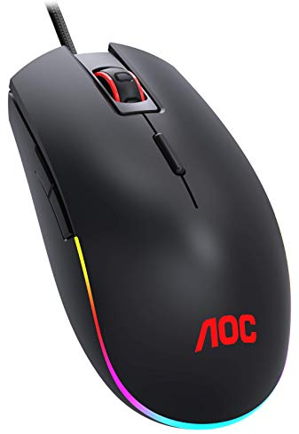 AOC GM500 Gaming Maus - 5.000 DPI - Omron switches - Einstellbare RGB-Effekte