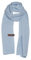 Knit Facory - Liv Schal - Fein Gewebter Damen Schal - Luftiger Musselinschal - Für Frühling und Sommer - 100% Bio-Baumwolle - Indigo