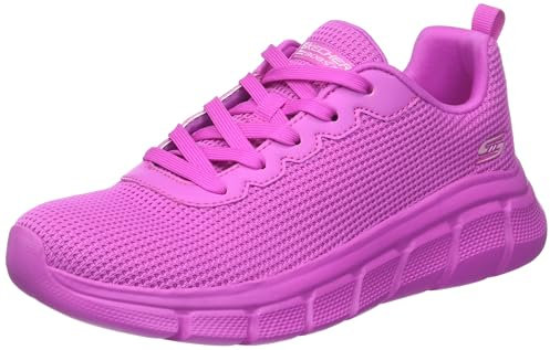 Skechers Damen BOBS B Flex Visionary Essence, Strickbesatz in Hot Pink, 36.5 EU