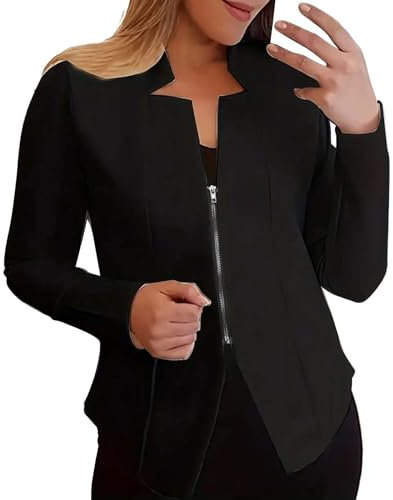 Sommerblazer Damen Leicht Flieder - Bolero Jacke Für Abendkleid - Kurzblazer Blazer Kurze Kurz Sportlich Elegant Sommer Jersey Oversize Modern Leichter Große Größen Anzug Jacke Sakko Tailliert Tweed