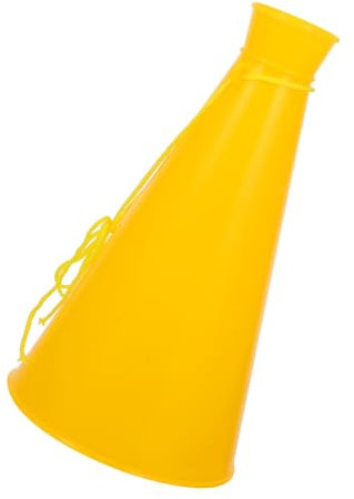 Yardwe Kunststoff Tröte Für Party Favor Sport Cheer Lustige Tröte Zum Jubeln Bei Fußballspielen Und Konzerten Spielzeug Für Anfeuerungszwecke (gelb)