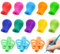 Tumurup 13 Stück Stifthalter Kinder Hilfe, Schreibhilfe für Stift Kinder Schreibhilfe Stifthaltung Griffhilfe Stift Kinder Stift Hilfe Ergonomische Stifte Kinder Rechtshänder oder Linkshänder Stifte