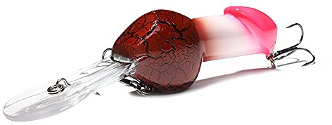 Enjoyard realistiskt Crankbait fiskedrag, gag fiskkrok bete, en vacker skämt för fiskare, rolig present till fiskekollegor, 27 g/8,5 cm