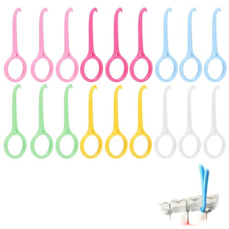 18 Pièces Outil De Suppression D'Aligner, Retrait D'aligneur Aligner Removal Tool Portables Correcteur Orthodontique Extracteur Les Dents Crochet Dentition Dentaire Retrait D'Appareils Invisibles