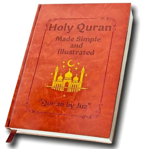 Easy-to-Follow Quran Study Guide with Visual Aids, Complete Quran Summary for Spiritual Learning, Beginner & Seeker Friendly Islamic Faith Gift for Structured Sacred Teaching Exploration