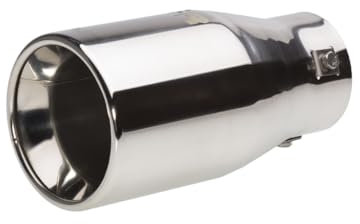 Simoni Racing TRX/25 Terminale di Scarico Universale, Uscita Singola Dritta 103 mm, in Acciaio Inox