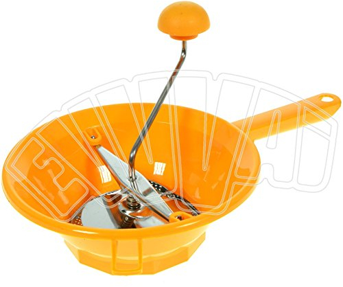 OMAC ø 20 CM PASSATUTTO Manuale in PLASTICA PASSAVERDURE A MANOVELLA PASSAPOMODORO, Legno, Unica