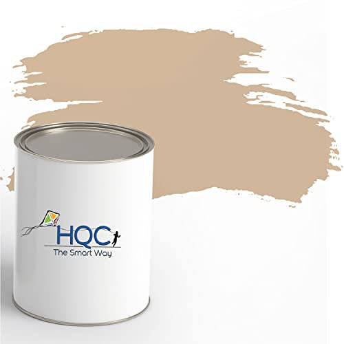 HQC Anti Mould Paint Beige 1L – Stain Block & Waterproof Sealant – Mould Proof Wall & Ceiling Paint for Bathroom, Kitchen & Damp Areas – Anti Condensation, Low Odour, Eco-Friendly Matt Finish