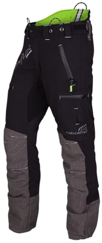 ARBORTEC Breatheflex Pro svart typ A, skärskyddsbyxor i storlek XS