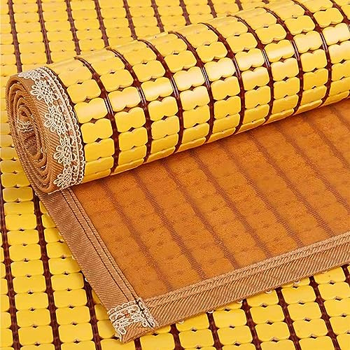 X1NGFU Materassino Rinfrescante per Estivo,Pieghevole Stuoia di bambù per Letto,Materassino Rinfrescante,Liscio Tappetino Mahjong in bambù,per Divano Letto,Larghezza X Lunghezza (50x50cm)
