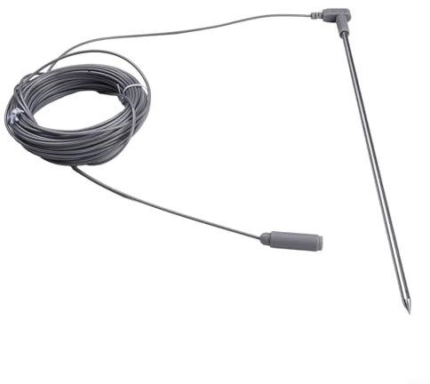 Erdungsstab – 30,5 cm Stange mit 12 m Linie, Kupfer-Erdungsisolierungsstab für alle erdverbundenen Produkte wie Erdungsbleche, Matten