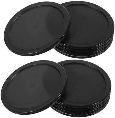 MOLUCKFU 10stücke Airhockey Pucks Ersatzteile Für Tischspiele Robuste Kunststoffkonstruktion Für Airhockey-tische Für Stundenlangen Spielspaß