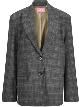 JACK & JONES Jxellis Boyfriend Blazer TLR, Mörkgrå melange, S