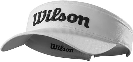 Wilson Unisex Visier, Weiß, Einheitsgröße EU