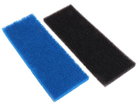 Arecobticy 2 Stücke Aquarium Filter Pad Ersatz Biochemischen Schwamm Schaum Zugeschnitten Um Media Pad Für Riffaquarien