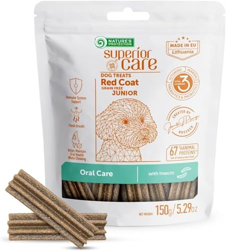 Nature's Protection Superior Care Puppy Dental Sticks, Insect 150g