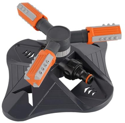 CIYODO Irrigatori per Giardino E Prato Regolabili Testine Automatiche Rotanti A 360 Gradi di Irrigazione Attacco Rapido per Tubo Flessibile