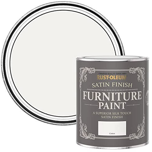 Rust-Oleum Satin Finish Furniture Paint Cotton 750ml RO0070101G1