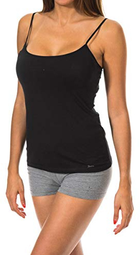 JANIRA Camiseta de Tirantes Finos Day Cotton Escote Redondo para Mujer