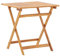 Gartentisch Terrassentisch Balkontisch Campingtisch Beistelltisch Partytisch Esstisch Gartenmöbel Klappbarer Gartentisch 70 x 70 x 75 cm Massivholz Akazie