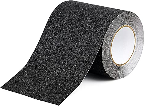 Black PVC Anti Slip Tape High Traction strong grip Tape 150mm*10m Safety stair treads Self Adhesive Non-slip tape prevent slips Bomei Pack