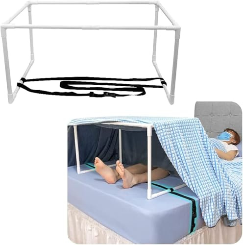 Rehausseur de Couverture pour Pieds, Drap de lit, Berceau de Pieds, Couverture de Barre, Tente d'hôpital Support avec Une Sangle pour Jambes, Genou, Cheville, arthrite, neuropathie chirurgicale