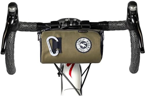 ULAC Neo Porter Coursier Sprint, borsa per manubrio della bicicletta, borsa anteriore per bici da strada, mountain bike, ciclismo e viaggi (muschio, 1,5 L)