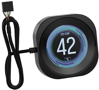 CORSAIR Nautilus RS LCD-Modul – Für Nautilus RS und Nautilus RS ARGB AIO CPU-Kühler – 2,1-Zoll-IPS-LCD-Bildschirm, Einfache Werkzeugfreie Installation – Schwarz