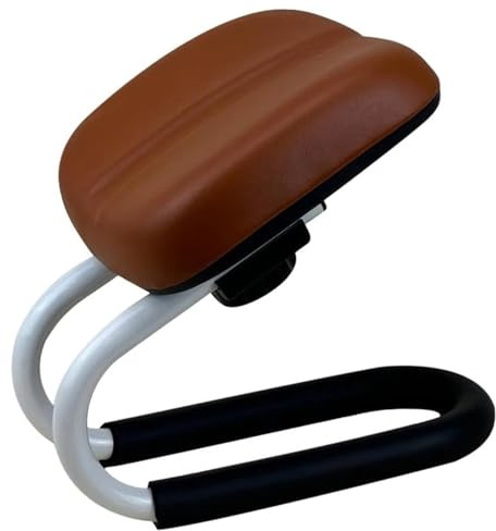 Jorzer meditationspall meditation stol bön stol justerbar komfortbänk bärbar bön knä med halkfri dyna för yoga som ber hem brun.